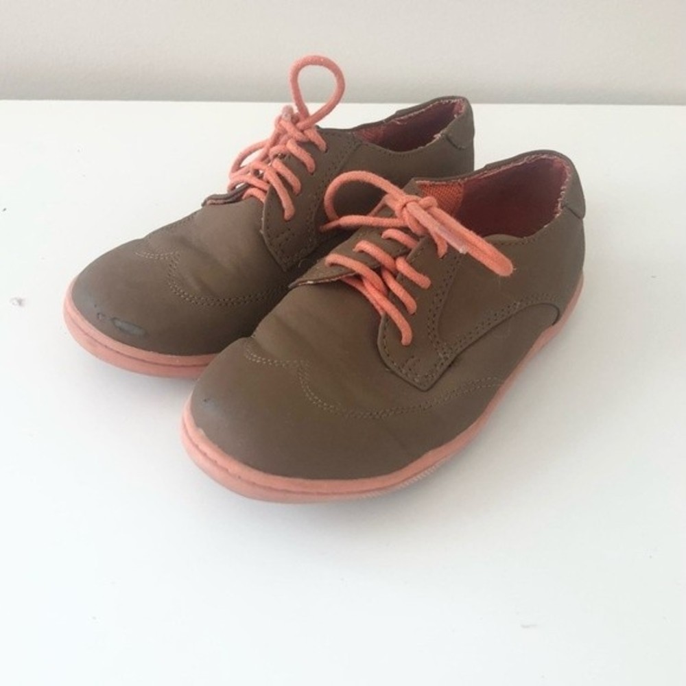 Cole Haan Boys Sz 10 Kids Toddler Anthony Jasper Tan Suede